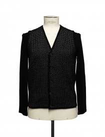 Cy Choi black and white polka dot cardigan CA37K04 ABK00 BLK