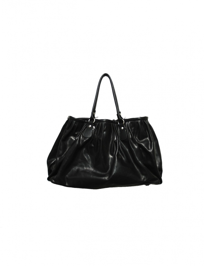Delle Cose bright black leather bag 2189 VACCHETTA LUCIDA bags online shopping