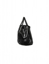 Delle Cose bright black leather bag shop online bags