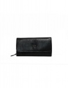 Il Bisonte Long Wallet with Zippers in Black Leather buy online C0856..P 153NERO