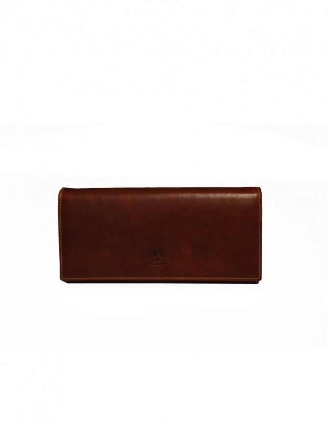 Portafoglio lungo Il Bisonte in pelle marrone C0664..PO 566 portafogli online shopping
