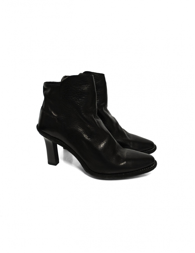 Black leather Guidi MC87 shoes MC87 BLKT DONKEY womens shoes online shopping