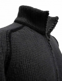 Label Under Construction Handstitched Knit grey jacket mens coats buy online