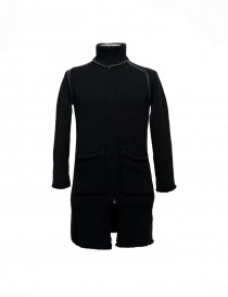 Mens coats online: Label Under Construction Handstitched Knit jacket