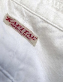 Camicia Kapital plissé bianca camicie uomo acquista online