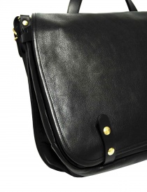 Il Bisonte Vincent black leather briefcase buy online