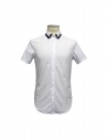 Shirt CY CHOI short sleeves with knitted collar buy online CA55502AWH00 WHITE