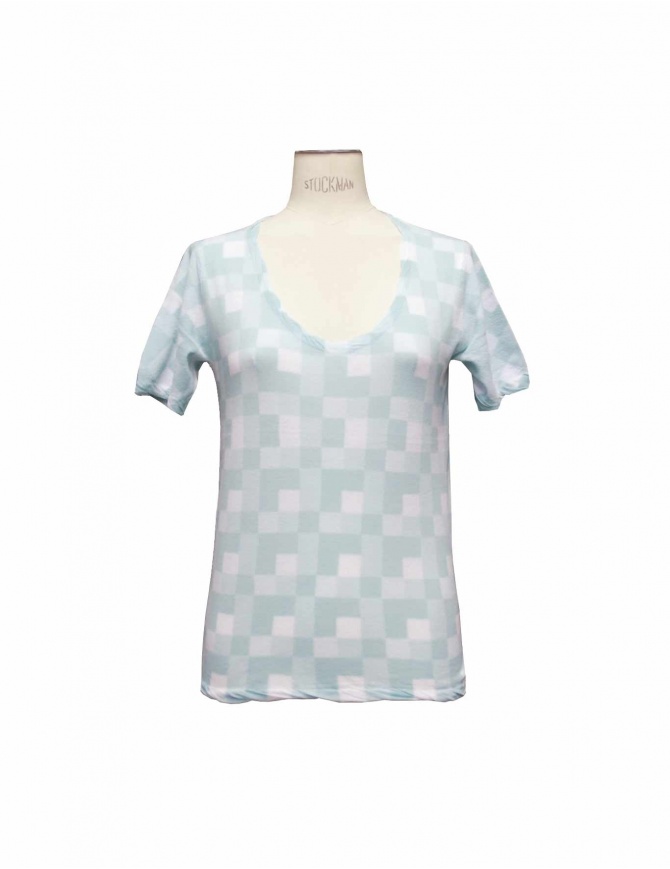 Maglia Side Slope L002 71P BLUE t shirt donna online shopping