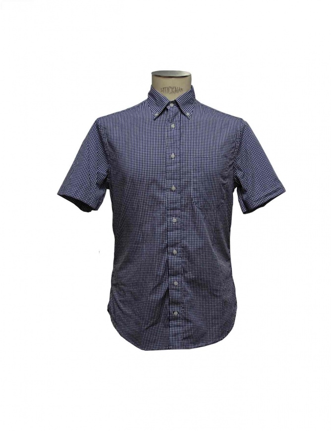 Camicia Gitman Bros a quadretti blu GV21 M407 41 camicie uomo online shopping