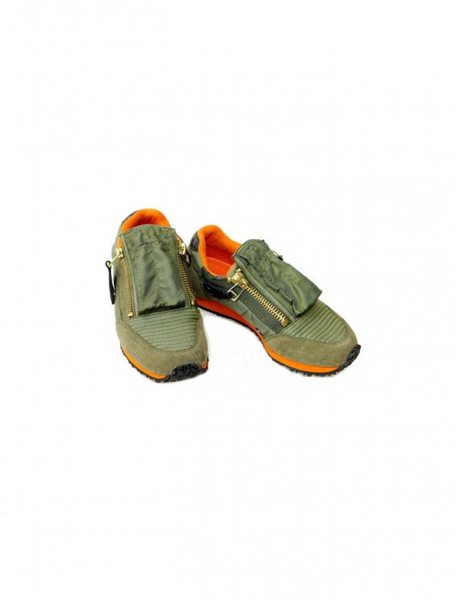 Sneakers Kapital Flight Jacket EK 486 SNEAKER KHAKI calzature donna online shopping