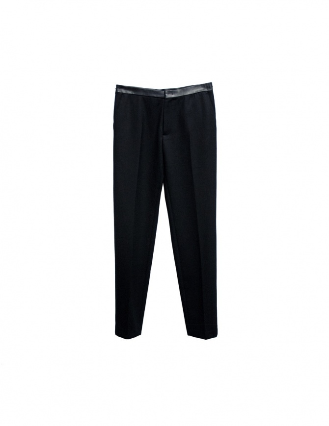 Cy Choi Hand Printed black trousers N408-BLK mens trousers online shopping