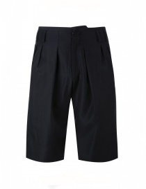 Womens trousers online: Black bermuda shorts Fad Three