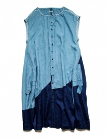 Womens dresses online: Kapital light blue and indigo dress