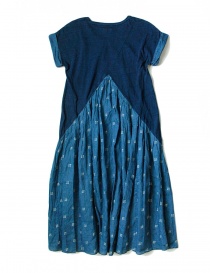 Kapital indigo dress with floral skirt buy online