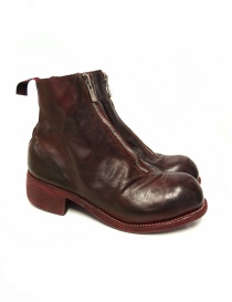 Red calf leather Guidi PL1 lined ankle boots online
