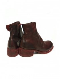 Red calf leather Guidi PL1 lined ankle boots price