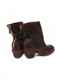 Red leather Guidi 4006 ankle boots price