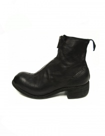 Guidi PL1 black calf leather lined ankle boots