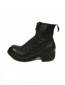 Guidi PL1 black calf leather lined ankle boots buy online