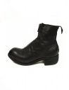 Stivaletto Guidi PL1 foderato in pelle nera di vitelloshop online calzature donna