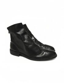 Black leather ankle boots 0X08A Guidi 0X08A HORSE FG BLKT