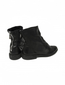Black leather ankle boots 0X08A Guidi buy online