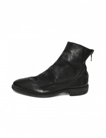Black leather ankle boots 0X08A Guidi mens shoes buy online