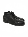 Black leather Guidi 994 shoes buy online 994 KANGAROO FG BLKT