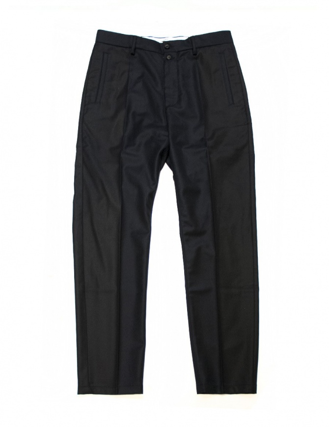 OAMC navy blue wool trousers I022280 NAVY mens trousers online shopping