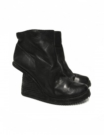 Black leather ankle boots 6006V Guidi 6006V HORSE FG BLKT