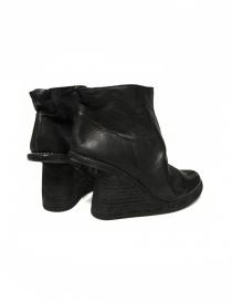 Black leather ankle boots 6006V Guidi