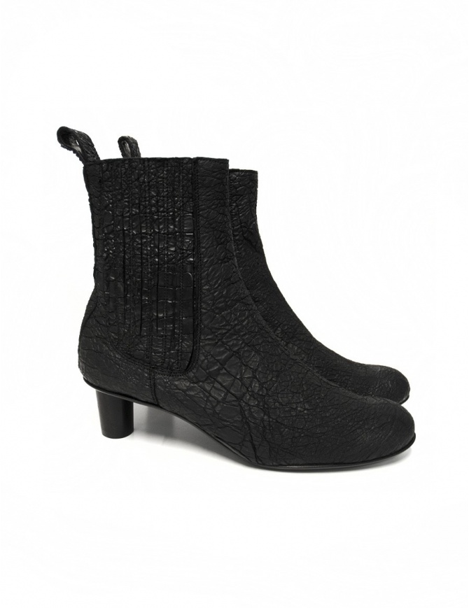 Barny Nakhle black leather ankle boots BENNY-CALF-C womens shoes online shopping