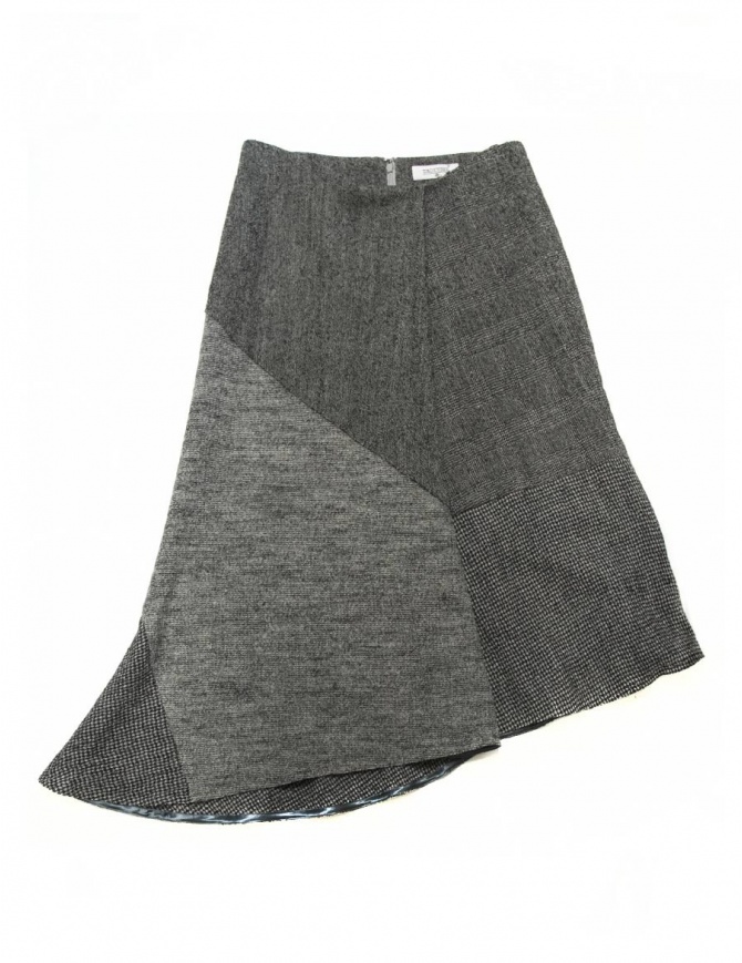 Fadthree grey asymmetric skirt 14FDF01-01-2 01 GRAY