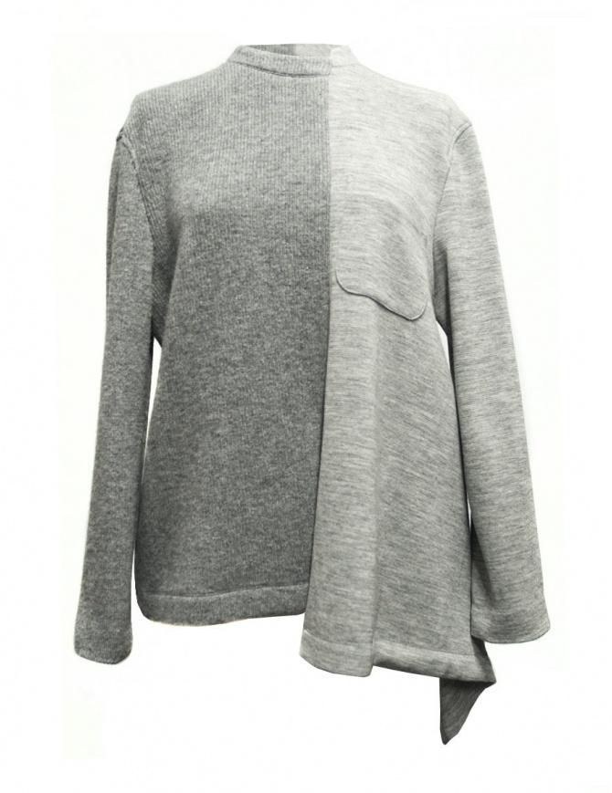 Maglia Fad Three colore grigio 14FDF07-04-1 01 GRAY maglieria donna online shopping