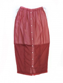 Womens skirts online: Miyao red polka skirt