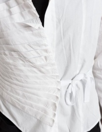 Camicia asimmetrica Marc Le Bihan colore bianco prezzo