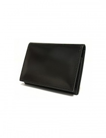 Ptah Fuukin black leather business card holder online