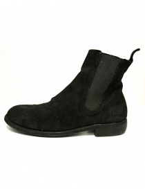 Black suede leather ankle boots 96 Guidi buy online