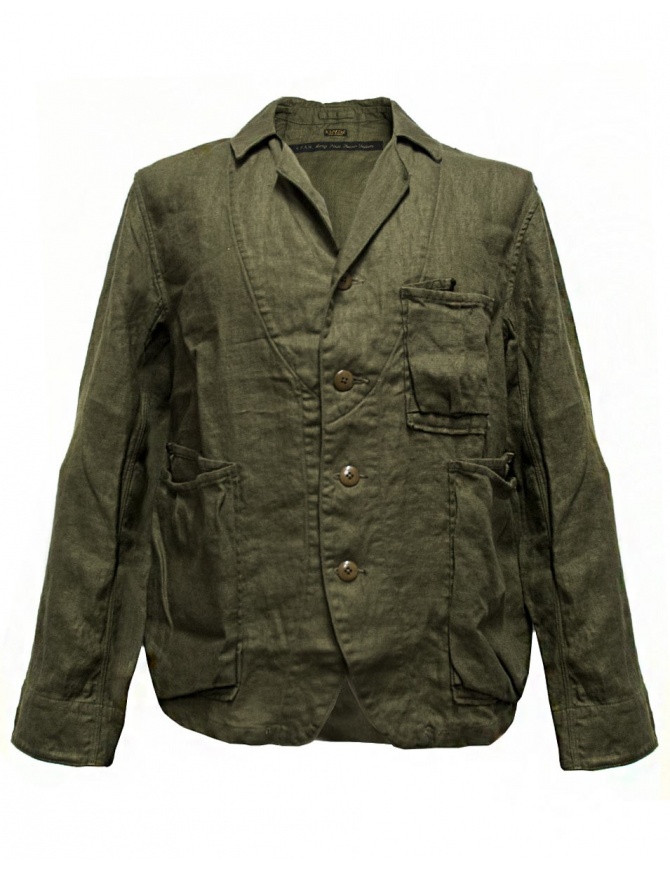 Giacca Kapital colore verde militare K1604LJ108 KHAKI giacche uomo online shopping