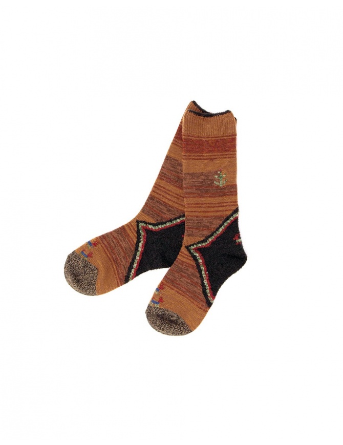 Kapital brown socks K1610XG591 BROWN