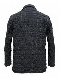 Sage de Cret grey prominent check texture jacket