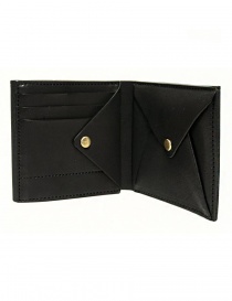 Portafoglio Cornelian Taurus Fold in pelle nera acquista online