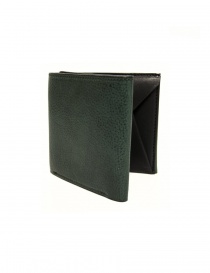 Portafoglio Cornelian Taurus Fold in pelle verde FOLD-WALLET-GREEN order online