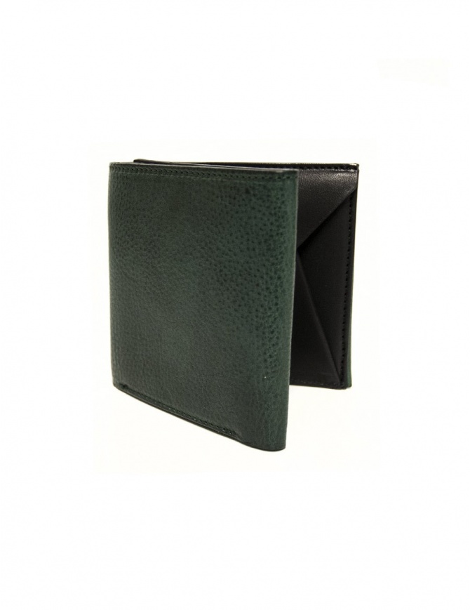 Portafoglio Cornelian Taurus Fold in pelle verde FOLD-WALLET-GREEN portafogli online shopping