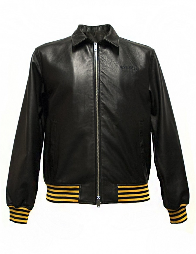 Golden Goose Coach black leather jacket G30MP539.A1