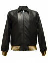 Golden Goose Coach black leather jacket buy online G30MP539.A1
