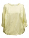 Camicia Harikae in seta colore giallo acquista online SS17H0027-SILK-BLOUS