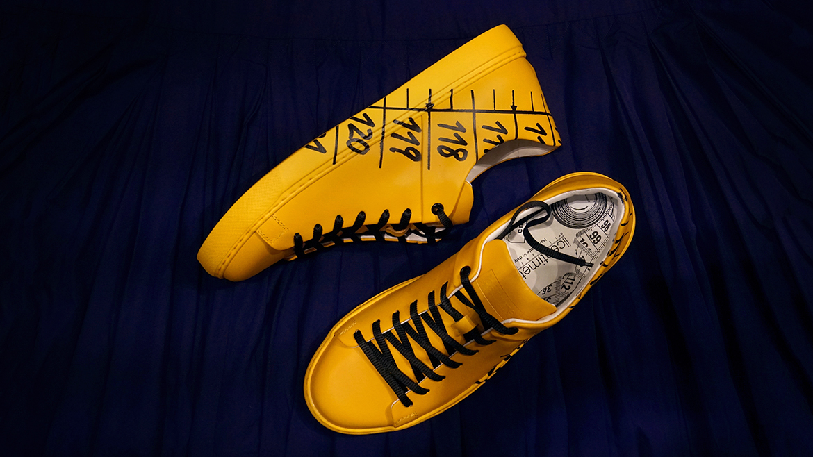 Yellow sneakers by Il Centimetro