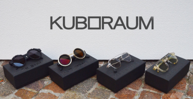 Occhiali Kuboraum: maschere geometriche per esprimere se stessi